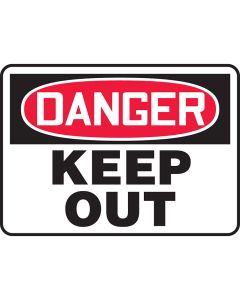 OSHA Danger Safety Sign: Keep Out